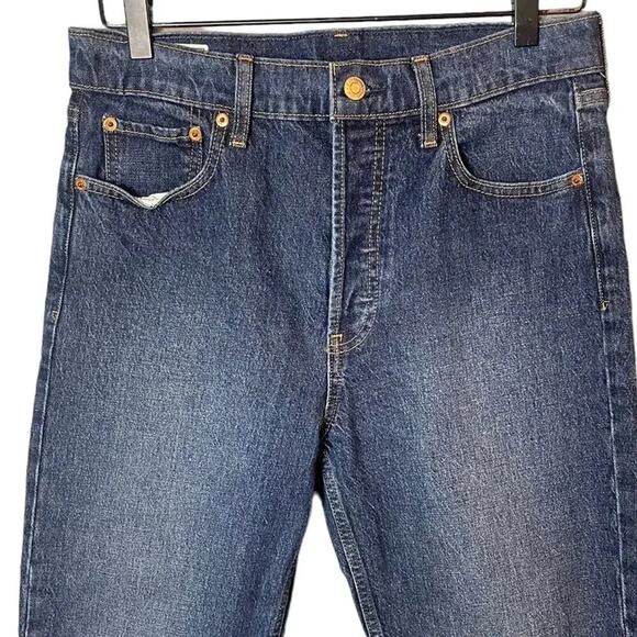 GAP Women’s Sz 29 / 8 Cheeky Straight High Rise Jeans Button Fly - Picture 2 of 6